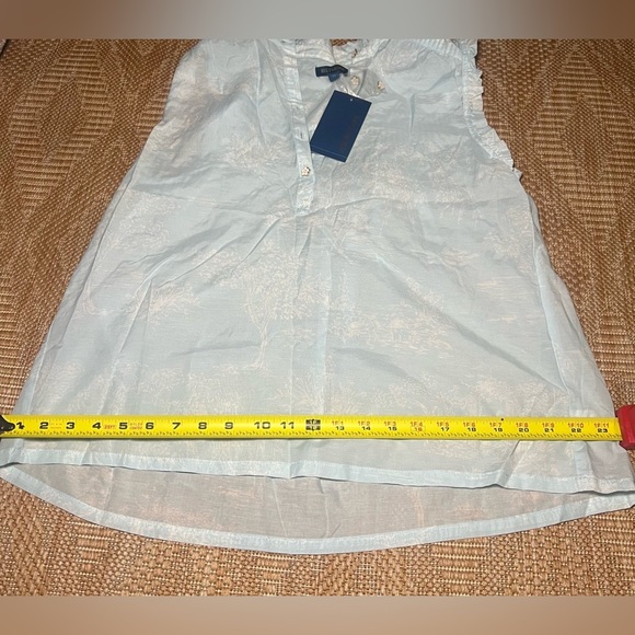 Biltmore Women's Sleeveless Ruffle Tank 
Top,Light Blue,Size M,Brand New, NWT - Picture 5 of 9